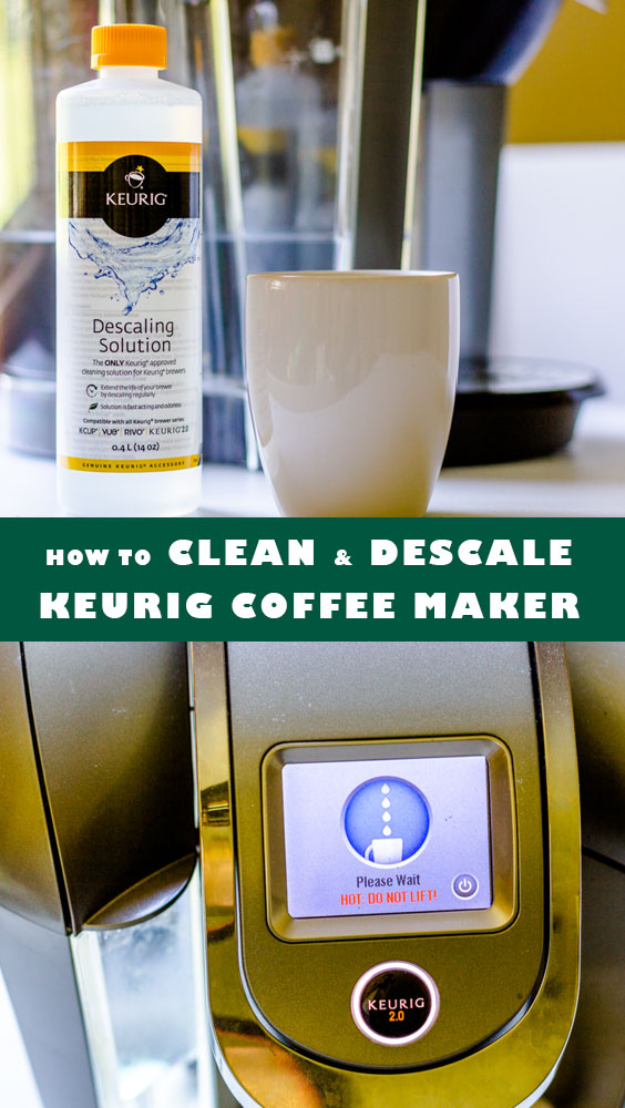 Clean and descale Keurig coffee maker