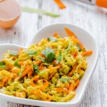 Healthy chayote squash egg stir-fried