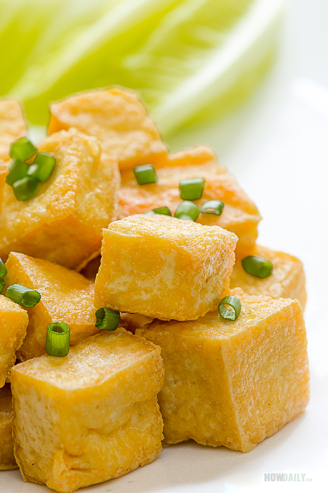 Fried tofu