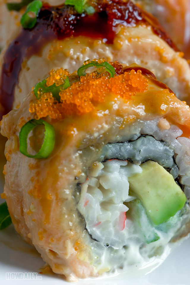 Creamy lion king roll