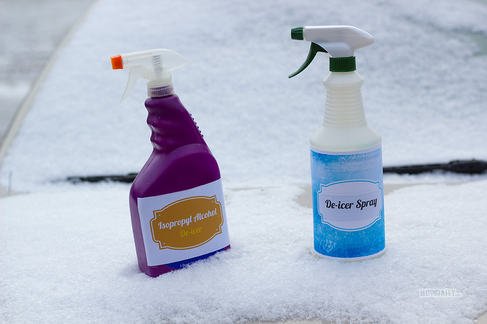 Homemade Windshield De-icer Spray