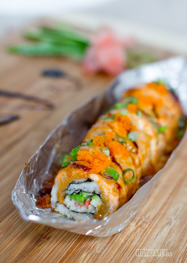 Lion King Sushi Roll - A Creamy Mouthwatering Treat for Cook-sushi Fanatics