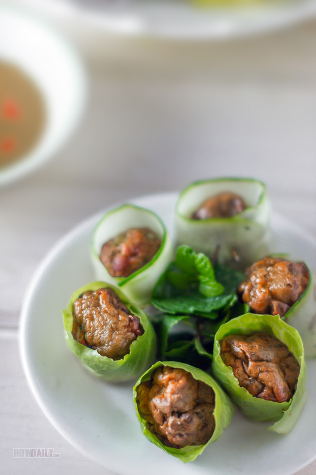 Vietnamese pork meatball dish