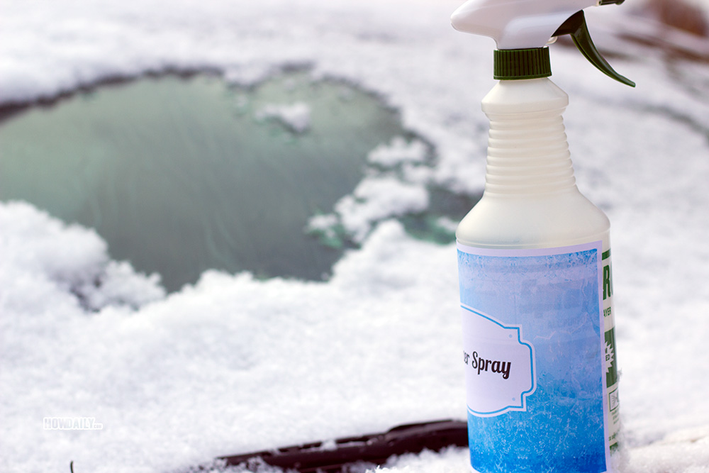 How to make a very cheap home made De Icer Spray (to Defrost your car) and  Review 