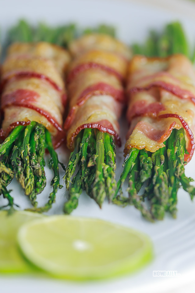 Crispy Roasted Bacon-Wrapped Asparagus Recipe