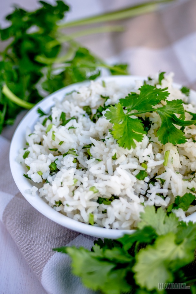 Cilantro lime white rice