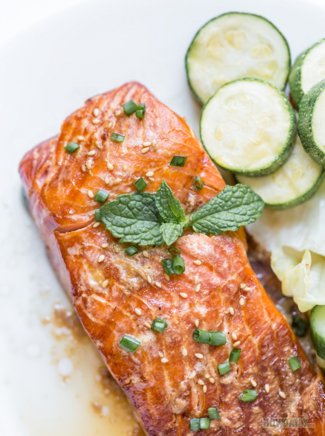 Baked salmon marinade