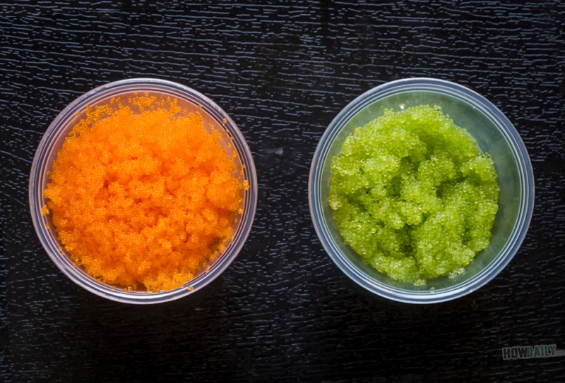 Masago - Tobiko: Different types of popular roes used in Japanese 