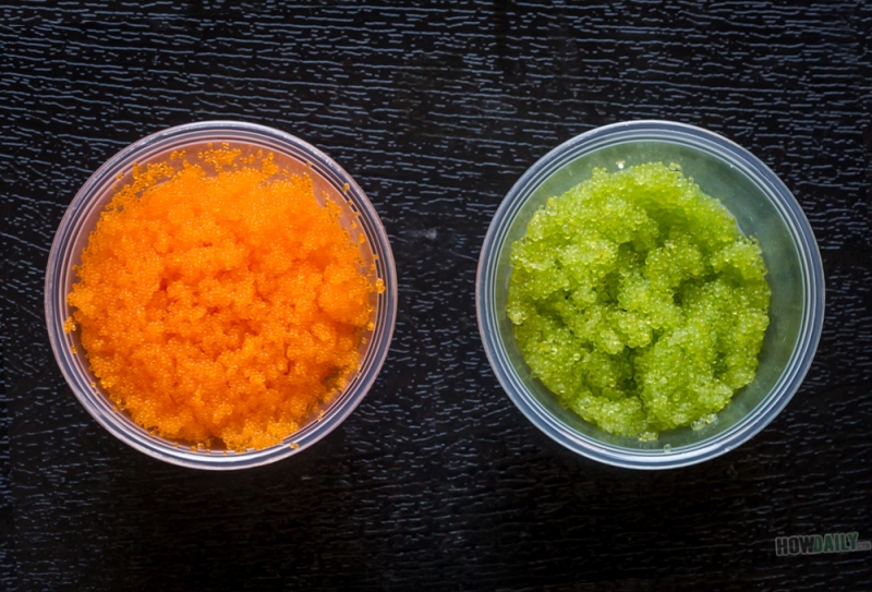 Masago - Tobiko: Different types of popular roes used in Japanese cuisine