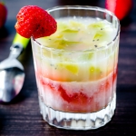 Strawberry kiwi agar-agar