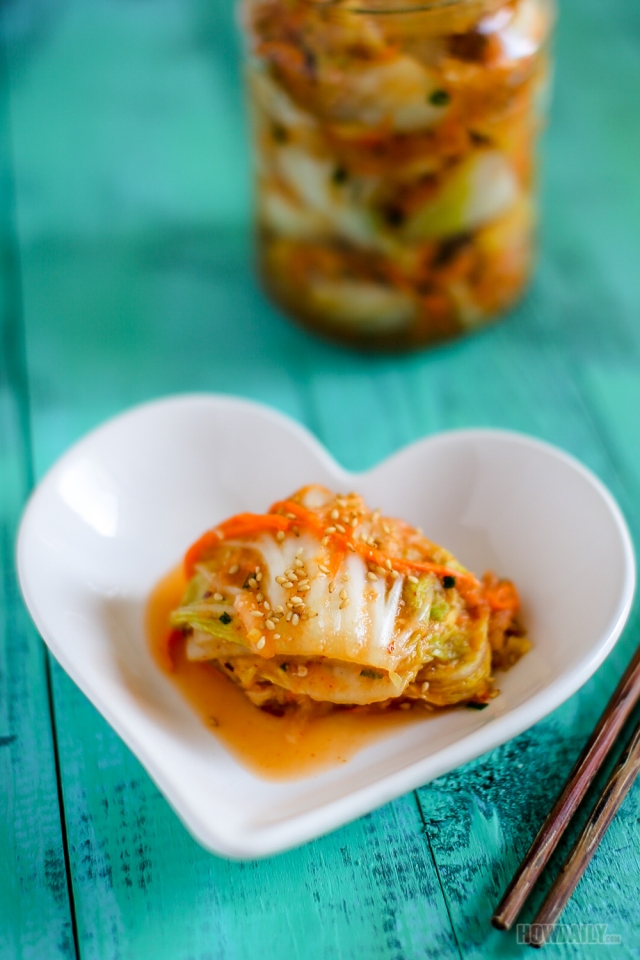 Instant vegan kimchi