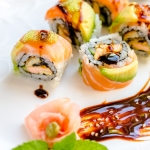 Temptation Sushi Roll – Buttery Salmon and Creamy Avocado on a Twist
