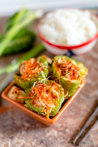 Korean cucumber kimchi