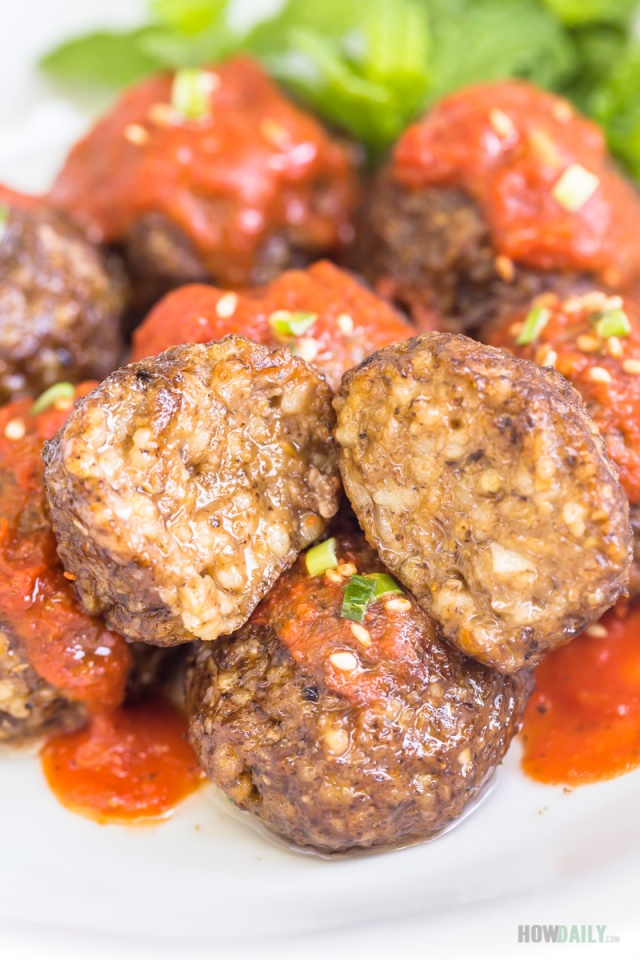 Vegan meatballs