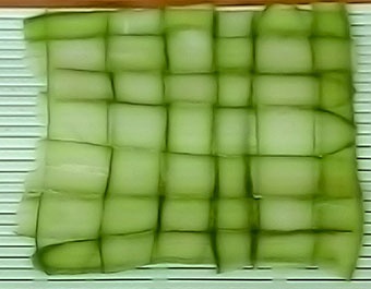 Basket Weaved Cucumber
