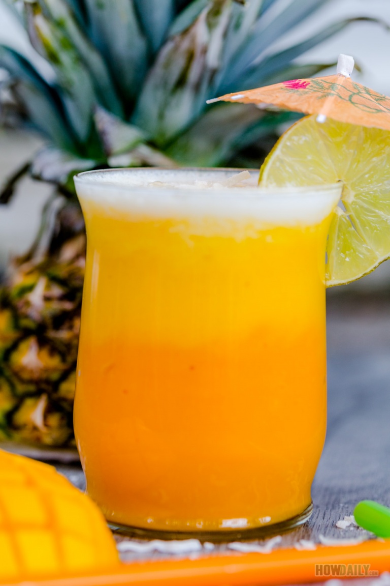 Tropical Mango Pina Colada Smoothie Recipe