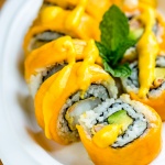 Mango roll with shrimp
