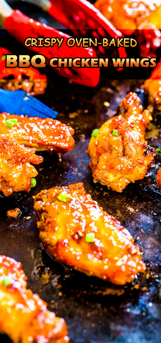 Crispy Oven Baked Bbq Chicken Wings Recipe Sweet And Spicy