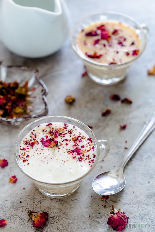 Salted Rose Caramel Earl Grey Latte