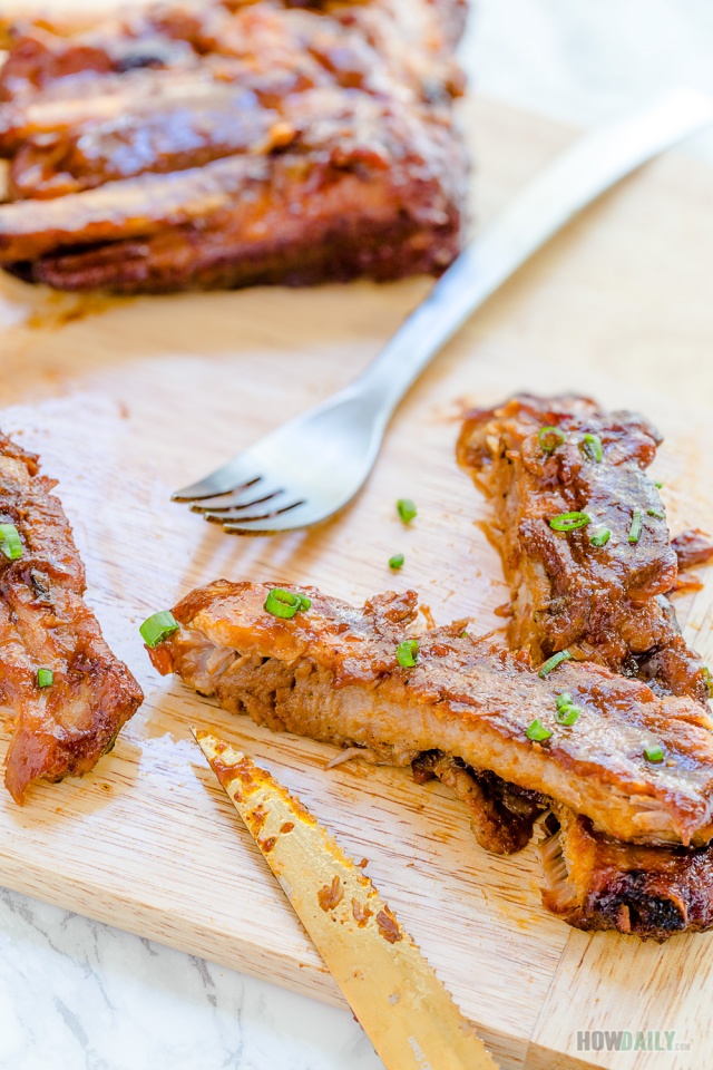 Tasty slow cooker ribs