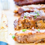 Slow cooker ribs with BBQ sauce