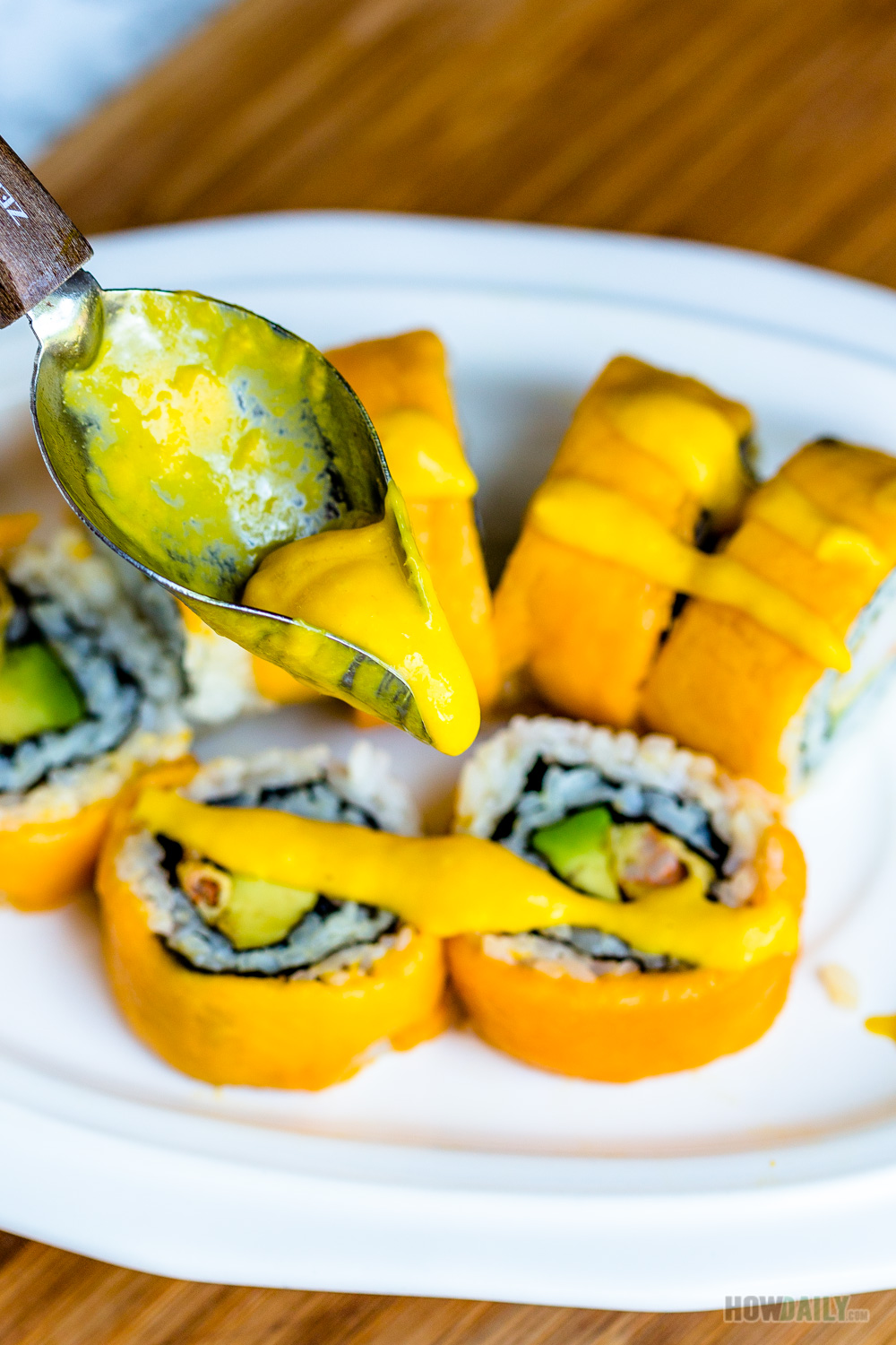 Easy Mango Dipping Sauce Recipe for Sushi, Veggies, Salad, Seafood