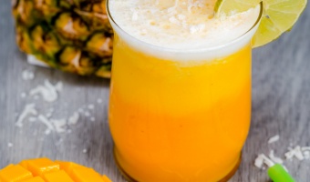 Tropical Mango Pina Colada smoothie