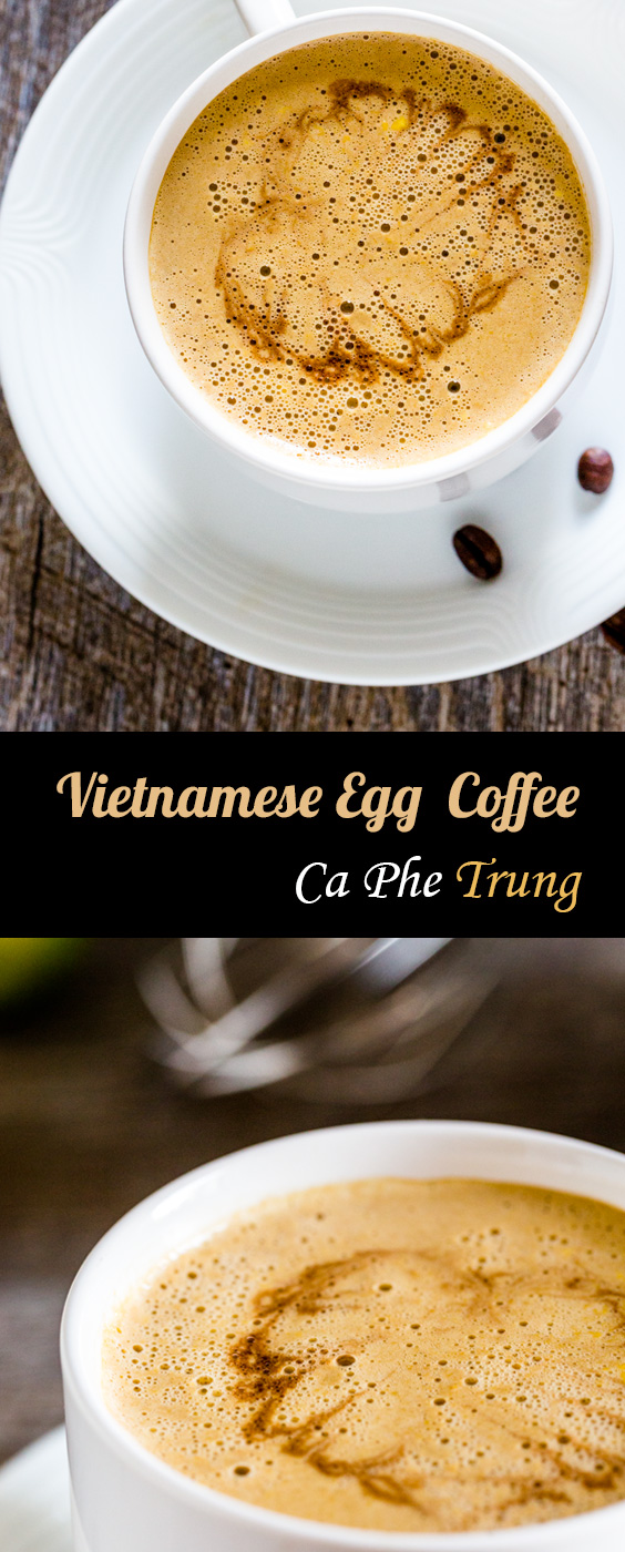 Creamy delicious Vietnamese egg coffee recipe (Ca Phe Trung))
