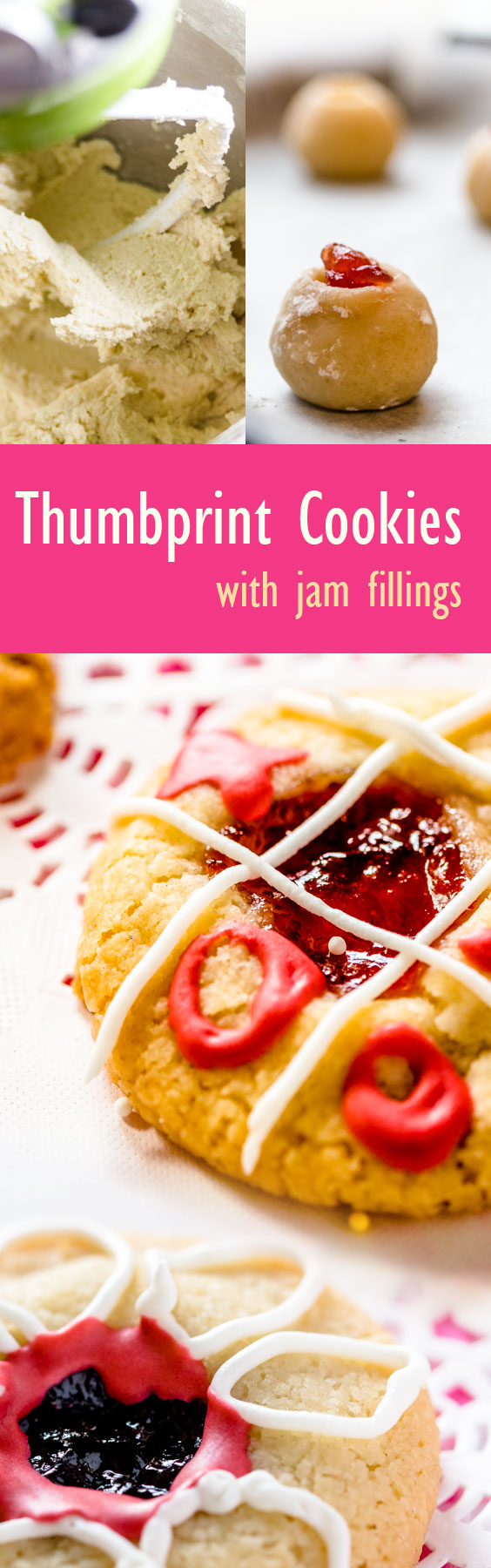 Easy short bread thumbprint recipe for your next holiday (Fill with jam)