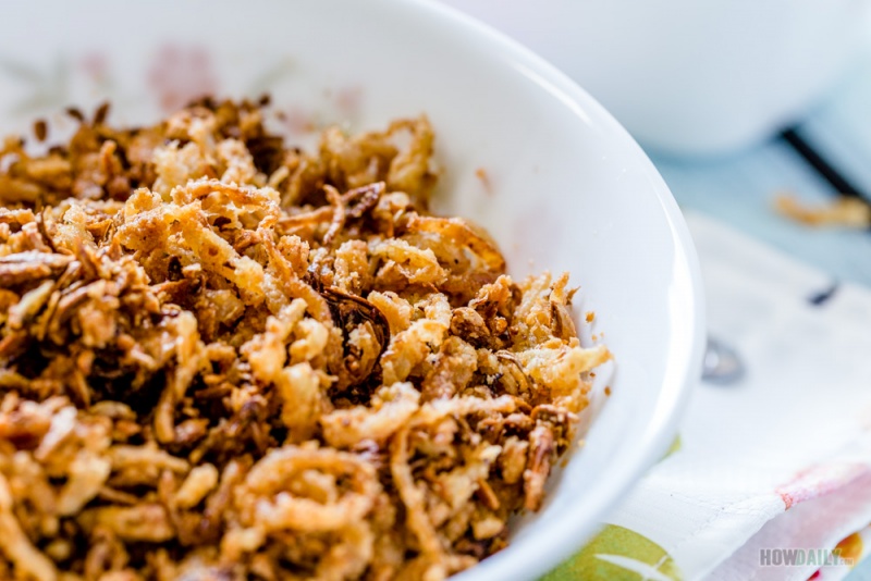 Crispy French fried onion