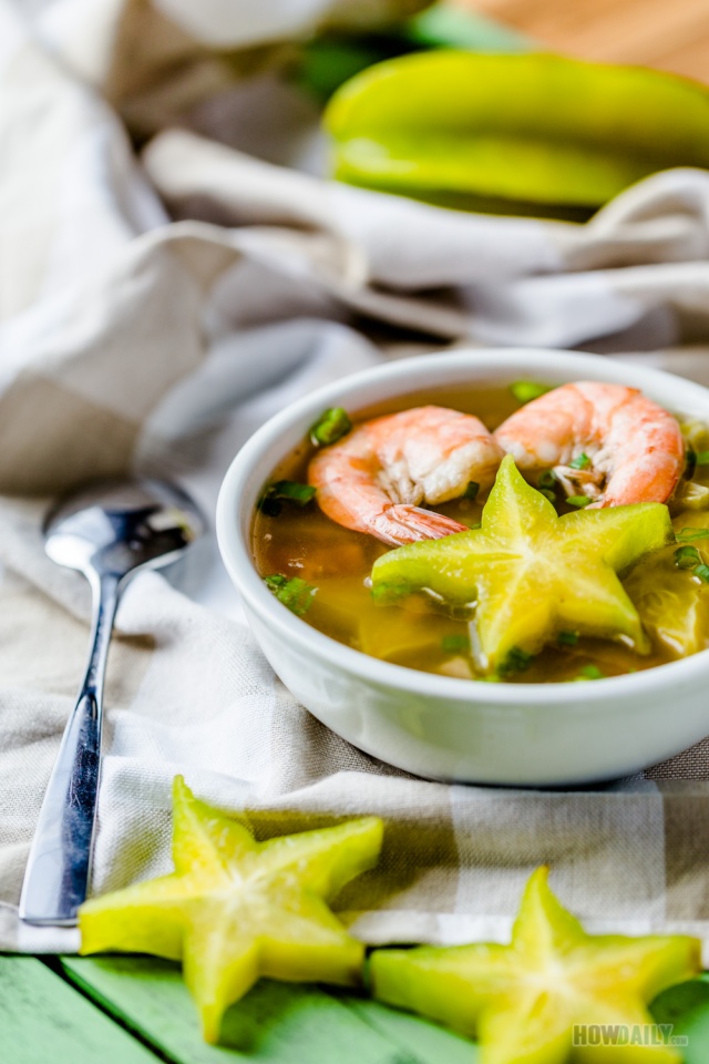 Asian star fruit soup