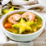 Recipe for Shrimp sour soup with star fruit
