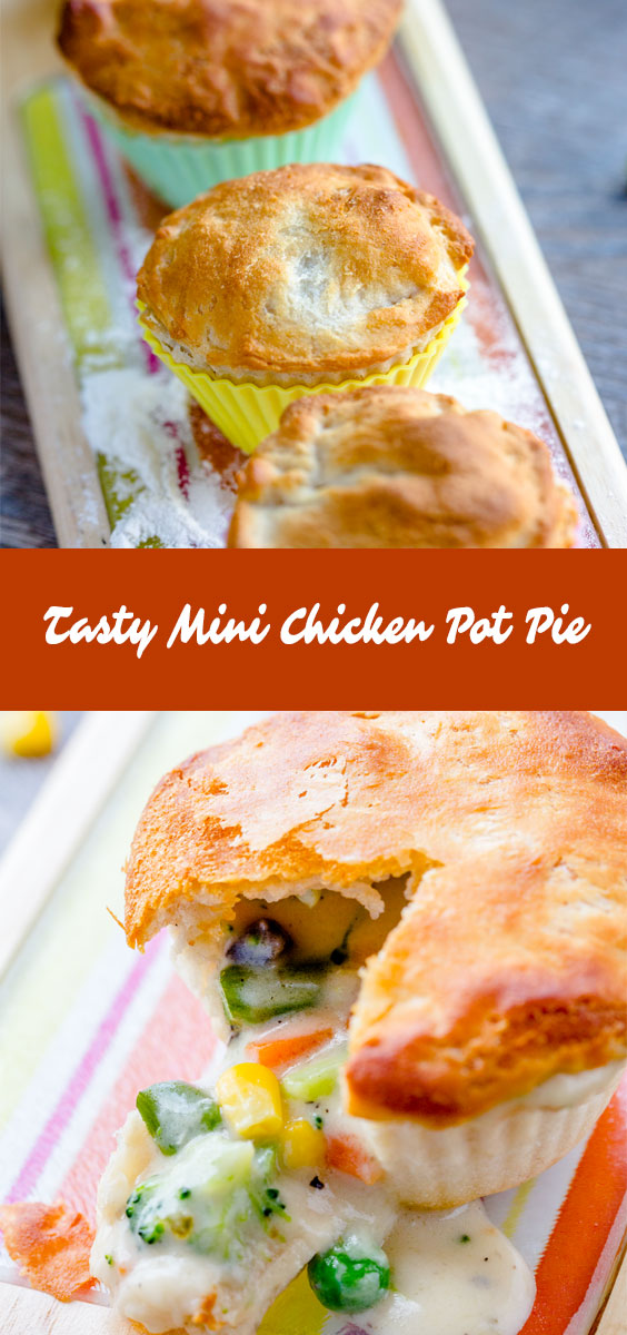 Tasty Mini Chicken Pot Pie Recipe
