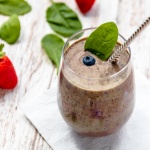 Dairy free Berries Spinach Smoothie