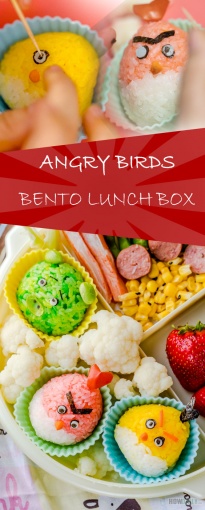Angry Birds Trio Onigiri Rice Balls Recipe for Back-to-school Bento ...