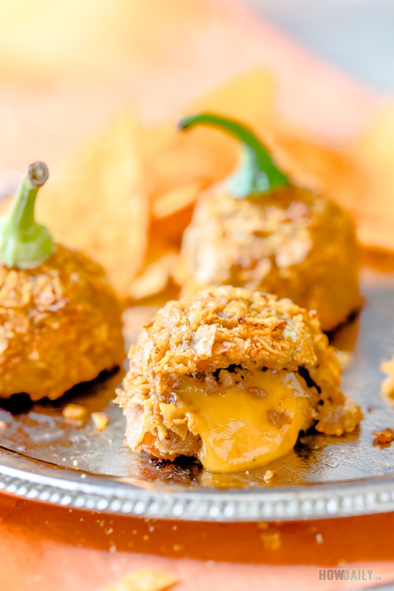 Nacho Cheddar Cheese Bombs Recipe Fun Finger Food for Halloween Party