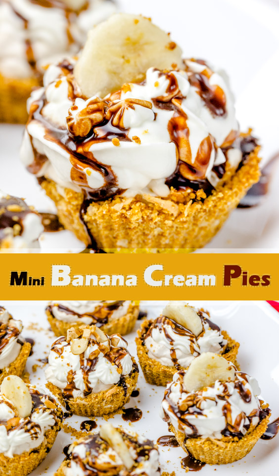 Creamy and Flavorful Recipe for Mini Banana Cream Pies