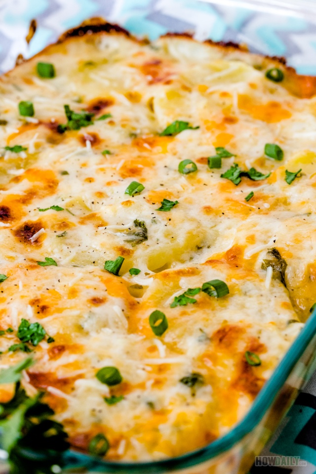 Cheesy, creamy, and lusty scalloped potato