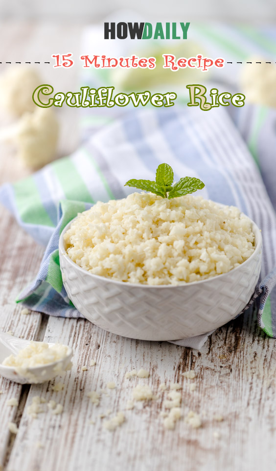 Low-Carb and Gluten Free Recipe for Cauliflower Rice