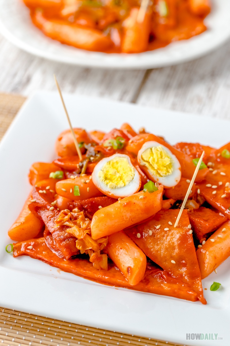 Korean Tteokbokki Recipe: Spicy and Chewy Rice Cakes