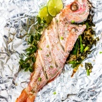 Oven Baked Whole Red Snapper