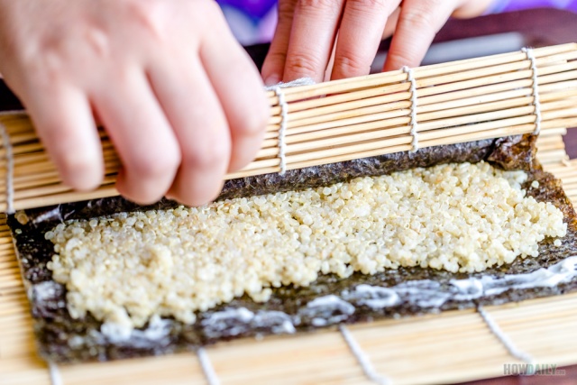 Making Sushi with Rice Substitute