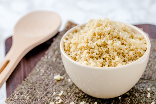 Seasoned Quinoa for Sushi