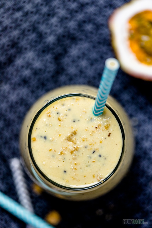 Mango Passion Smoothie with Silken Tofu