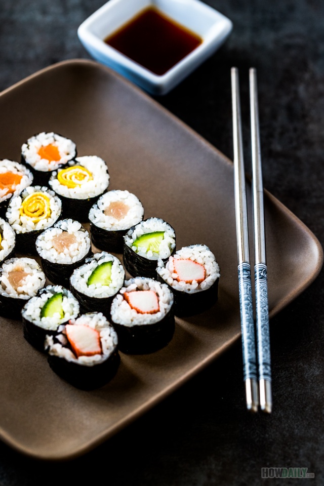 Hosomaki sushi roll