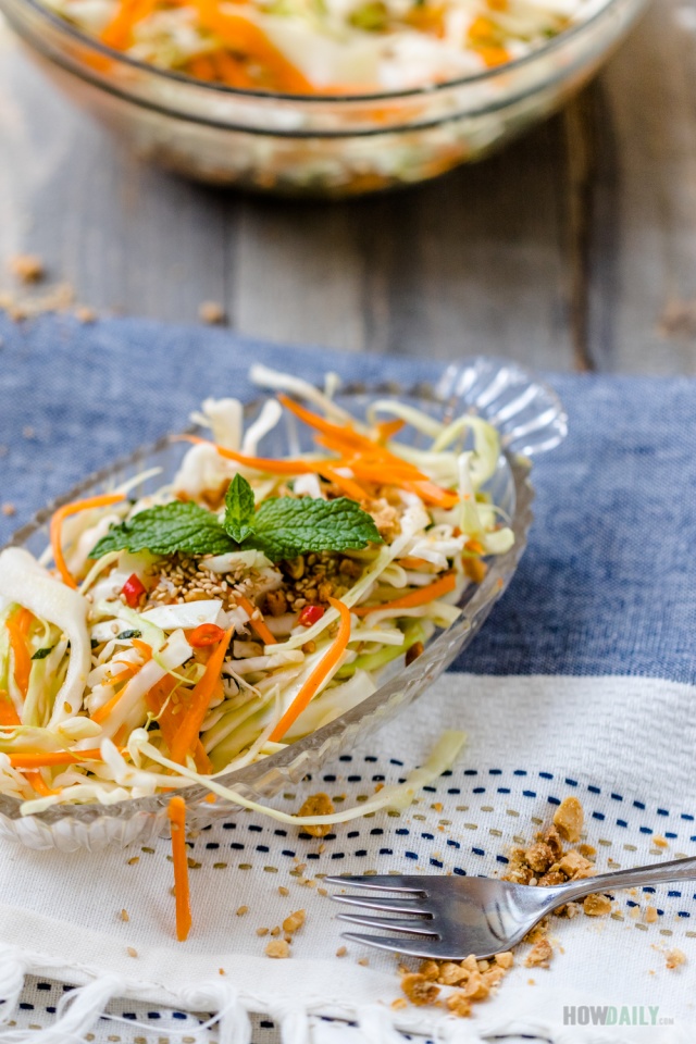 Asian Fusion Cabbage salad