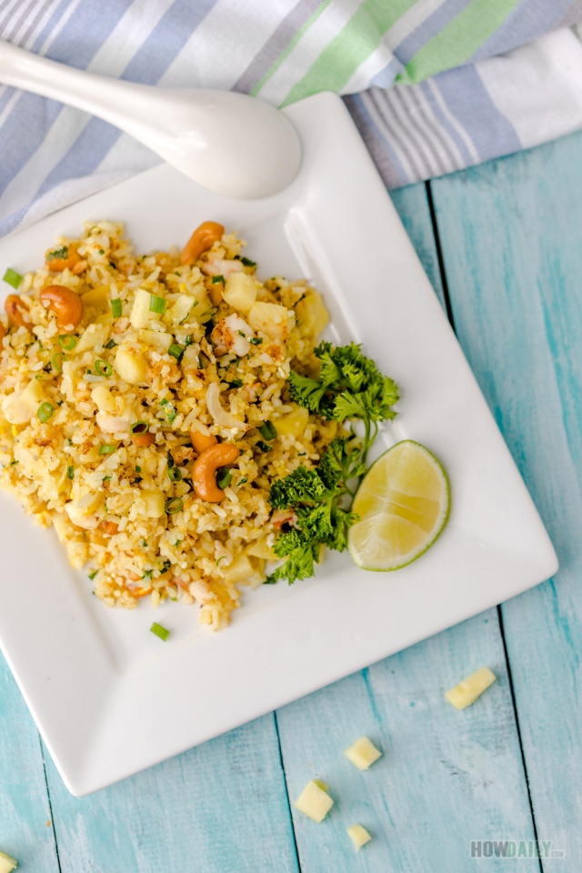 Pineapple fried rice recipe