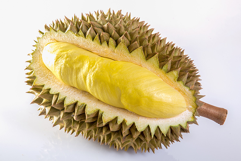 Inside a Durian