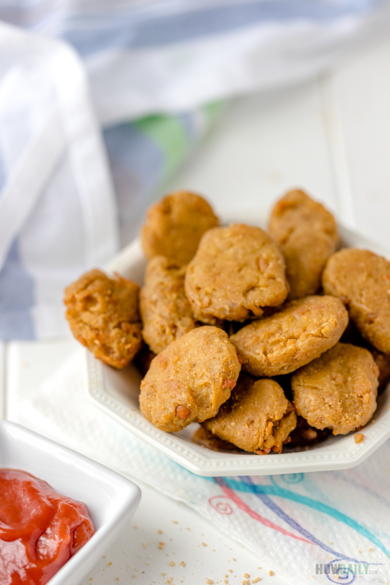 Homemade Vegan Chicken Nuggets or Bread Patties Recipe