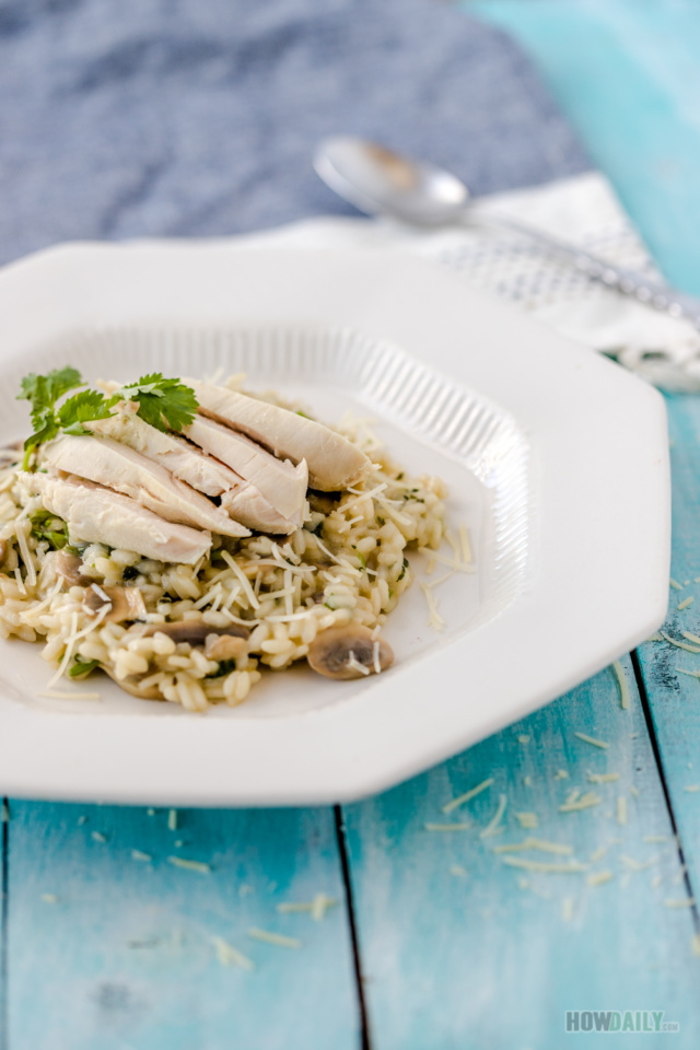 Easy chicken risotto recipe